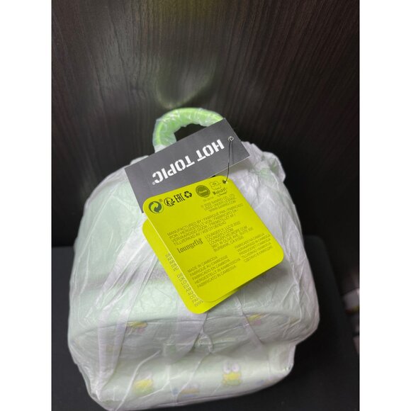 Loungefly Keroppi Green Gingham Mini Backpack New with Tags main image 8